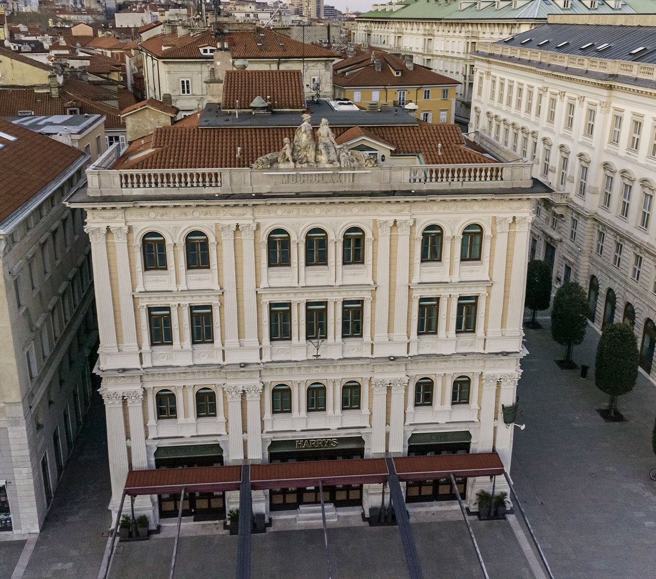 Grand Hotel Duchi Aosta . Piazza  Unità d’Italia  Trieste