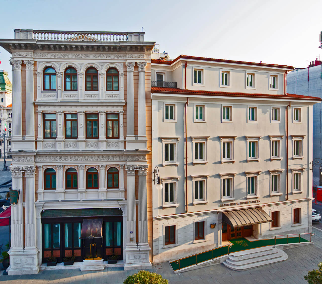 Grand Hotel Duchi Aosta . Piazza  Unità d’Italia  Trieste